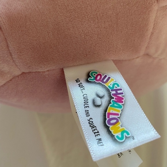 Squishmallow paulita the cat pink tabby closed eyes 8” - Picture 6 of 10